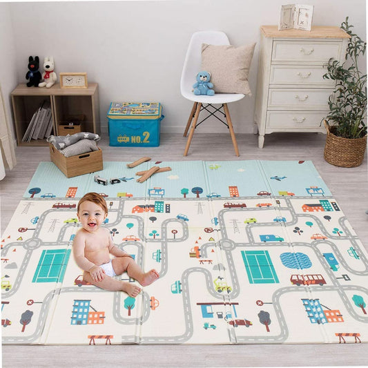 Reversible Foldable Kids Extra Large Playmat