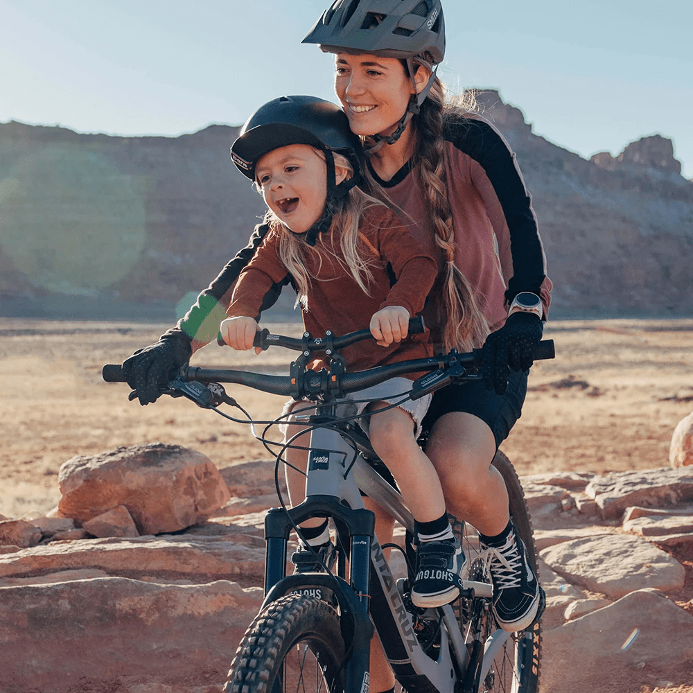 Front Mounted Child Bike Seat + Handlebars